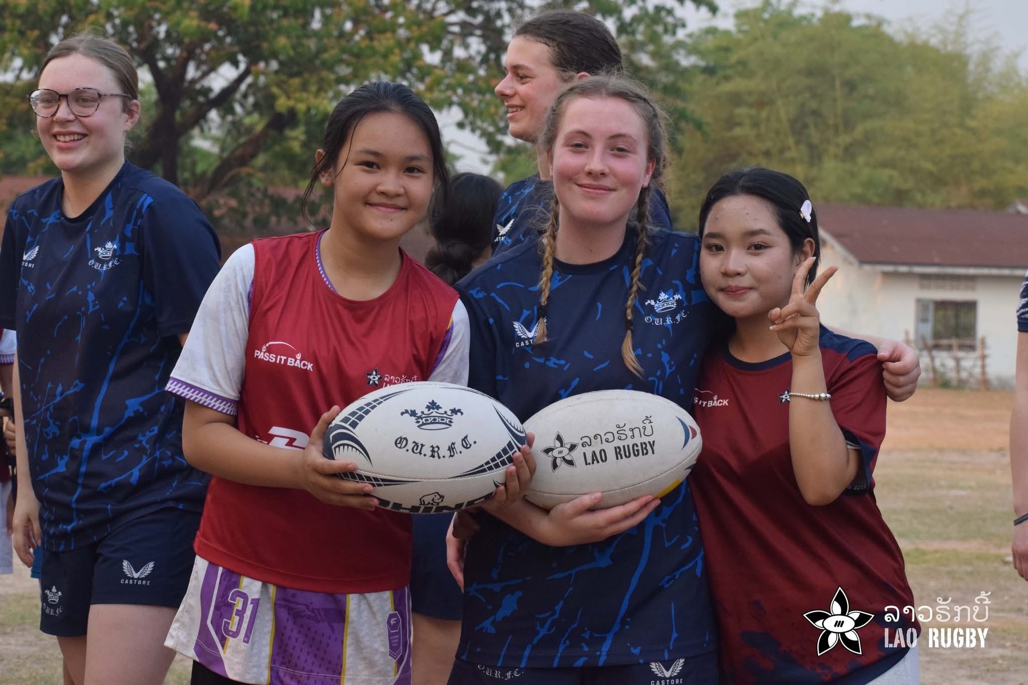 OURFC players on tour with Lao Rugby
