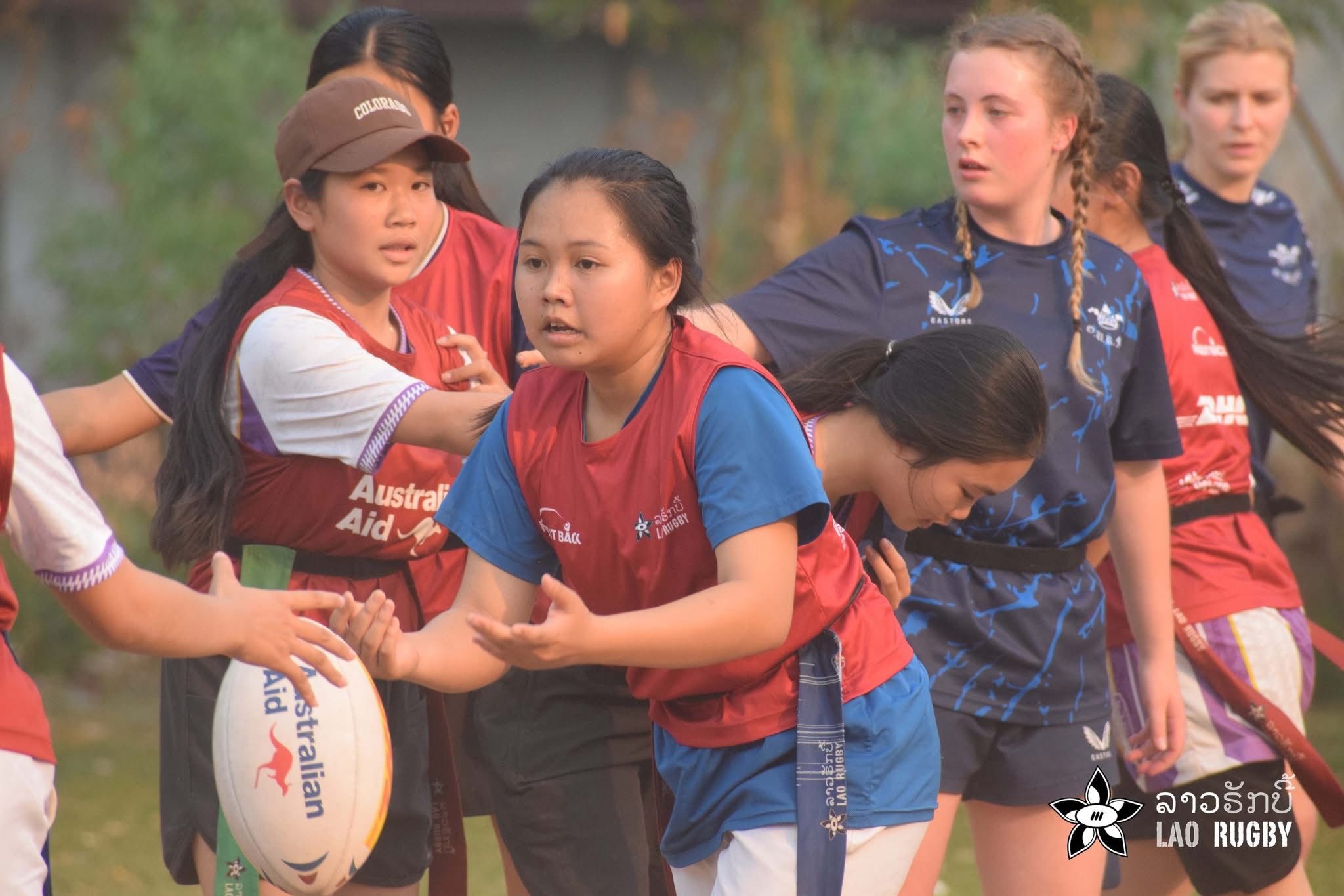 OURFC players on tour with Lao Rugby