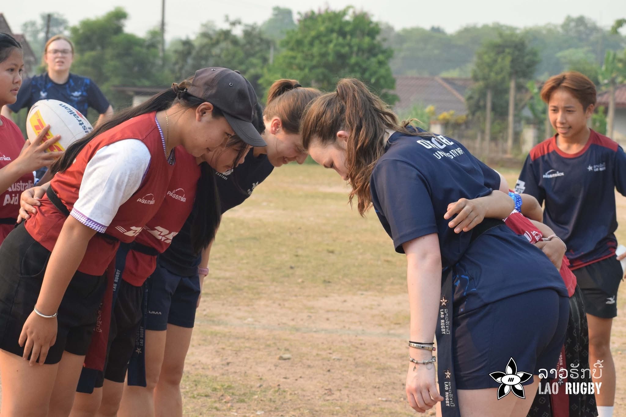 OURFC players on tour with Lao Rugby