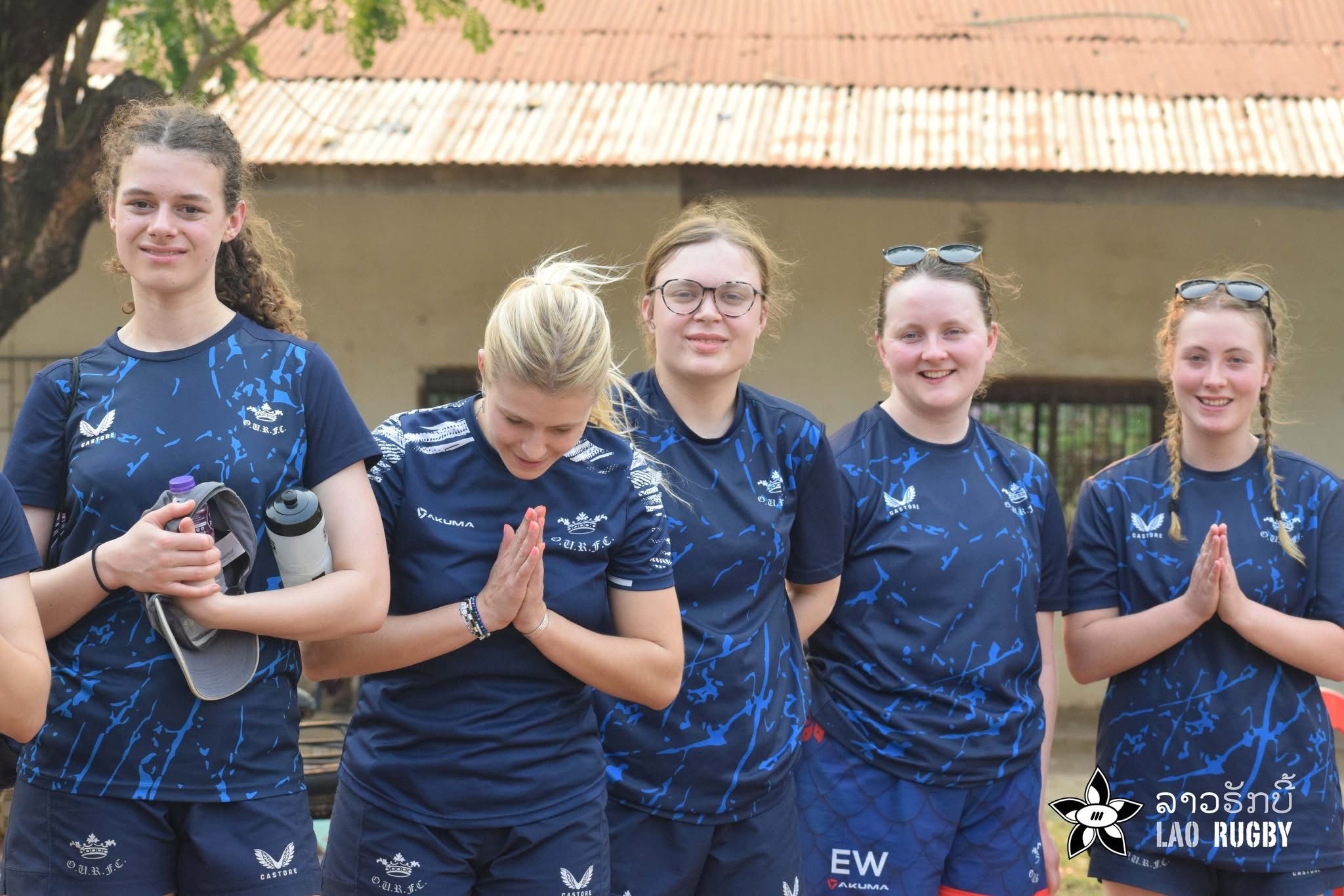 OURFC players on tour with Lao Rugby