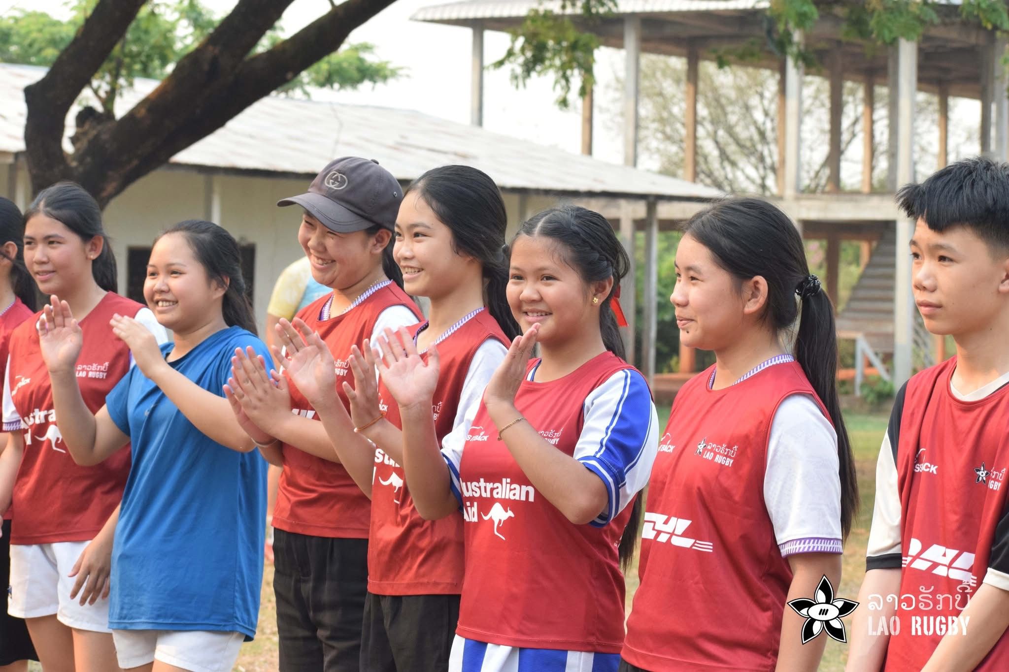 OURFC players on tour with Lao Rugby